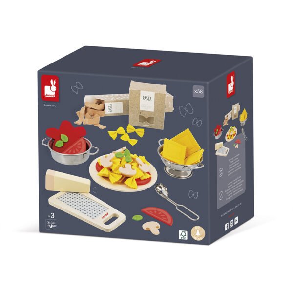 CONJUNTO MINI CHEF ITALIANO MASSAS COM 30 PECAS