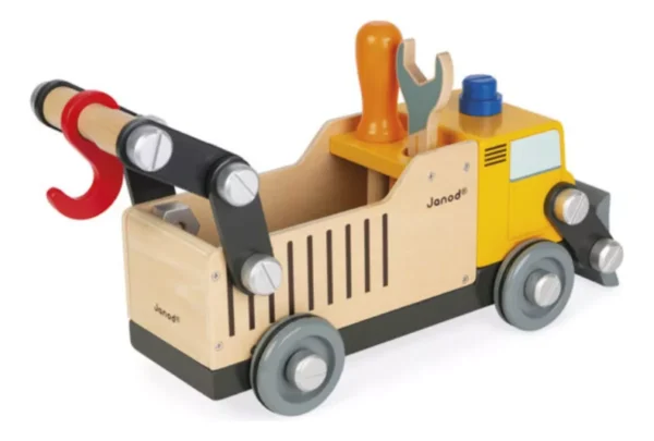 CAMINHAO TRATOR DE CONSTRUCAO COM 43 PECAS BRICO KIDS - JANOD - Imagem 4